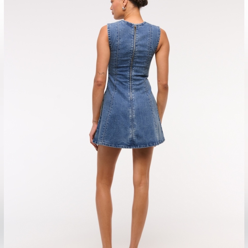 Abercrombie & Fitch Blue Denim Mini Dress